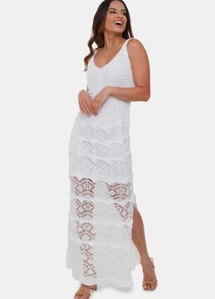 Новое платье белоснежное в бельевом стиле primark размер s1 фото