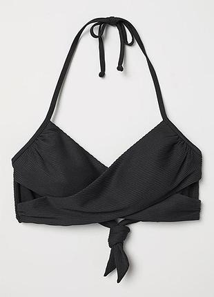 Оригинальный лиф-бикини с запахом от h&m xxs-l 0205225001 разм. 32, 34, 36