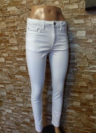 Белые скинни,джинсы скинни, слим,узкачи,джеггинсы, высокая посадка2 фото