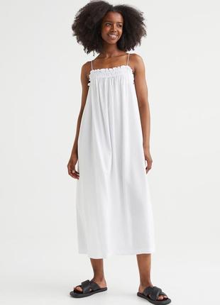 Білий сарафан від h&m