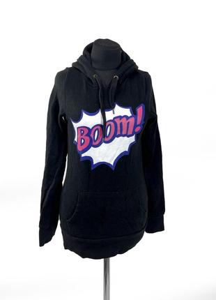 Кофта fishbone, чорна, бавовна, розмір xs (36), хороший стан