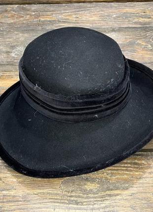 Стильний фетровий капелюх c&a, чорний, розмір 58 см, відмінний стан7 фото