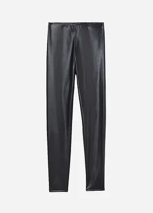Легінси лосіни з еко шкіри h&m,p. s