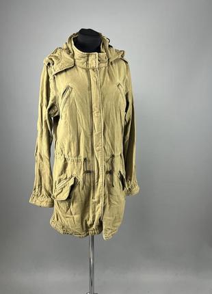 Куртка maison scotch super parka, вінтаж, хакі, розмір м (2), хороший стан