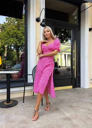 Сукня в стилі барбі,barbie з розрізом