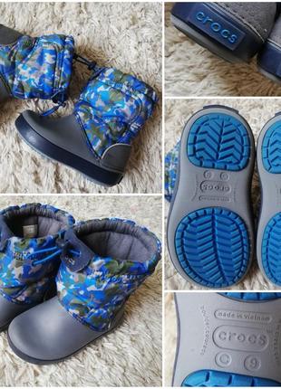 Сапожки crocs c9