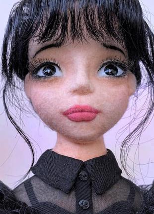 Кукла фетровая wednesday addams