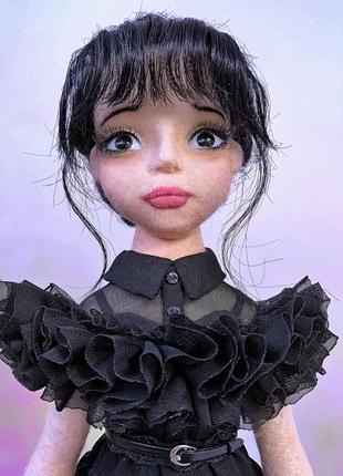 Кукла фетровая wednesday addams