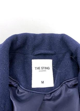 Пальто тепле the sting essentials, темно синє, розмір м (12), як нове4 фото