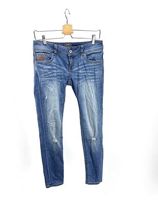 Джинси superdry, фірмові, вінтаж, розмір w28 (m), відмінний стан