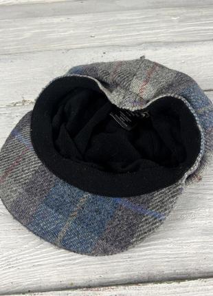 Шляпка твідова failworth harris tweed, тепла, якісна, розмір 55-57 см, як нова6 фото