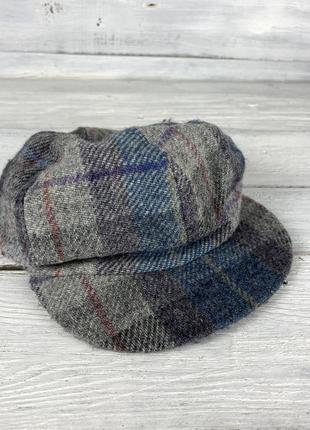 Шляпка твідова failworth harris tweed, тепла, якісна, розмір 55-57 см, як нова5 фото