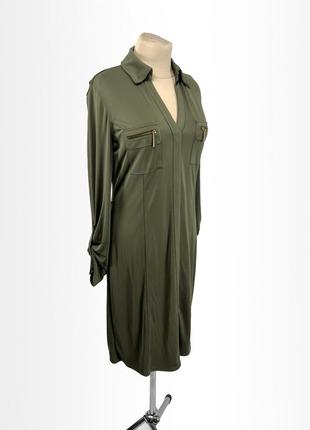 Сукня легка inc international concept, легка, колір хакі, розмір м, відмінний стан5 фото