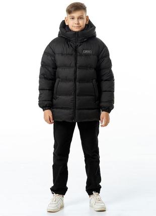 Пуховик зимний для мальчика подростка детский на экопухе german хаки куртка зимняя nestta на зиму5 фото