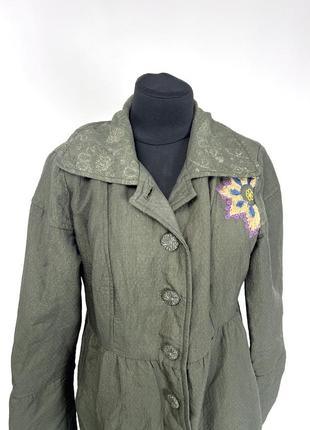 Куртка плащ culture, фірмова, темно зелена, демісезон, розмір м (40), відмінний стан5 фото