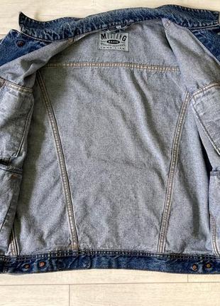 Мужская джинсовая куртка mustang6 фото