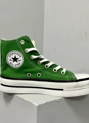 Кеди converse hight x chuck taylor platform ‘green’