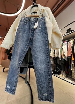 Джинсы mom  stradivarius оригинал   p42