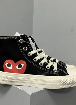 Кеди comme des garçons play x converse