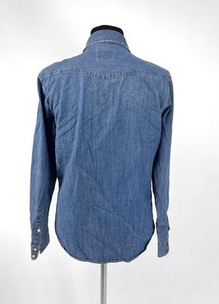 Сорочка джинсова pull&bear, фірмова, на кнопках, розмір 38 (m) відмінний стан2 фото