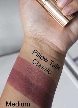Розкішна матова помада Charlotte tilbury pillow talk medium2 фото