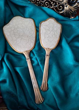 Вінтажний дамський будуарний туалетний набір