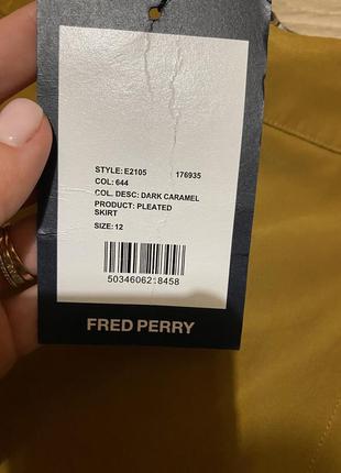 Fred perry женская нейлоновая юбка 12/m8 фото