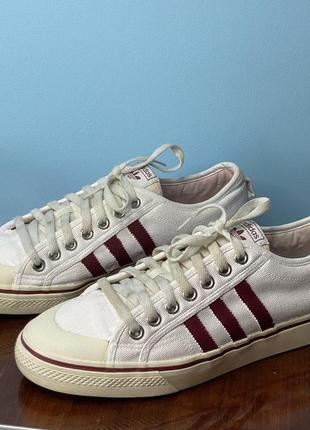 Кеди adidas originals nizza white/red cq2328