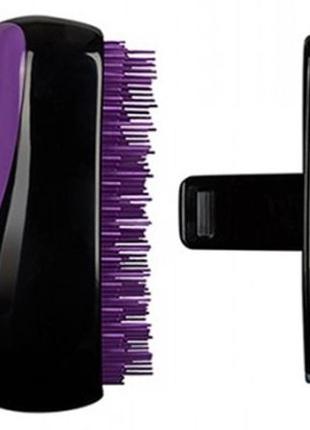 Расческа для волос tangle teezer compact styler black violet2 фото