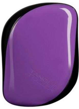 Расческа для волос tangle teezer compact styler black violet1 фото