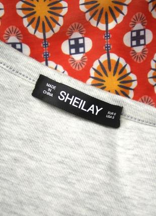 Оригинальная комбинированная блузка "sheilay". размер s.7 фото