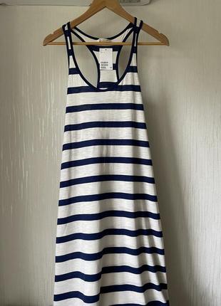 Сукня вільного крою довга літня пляжна модал бавовна3 фото