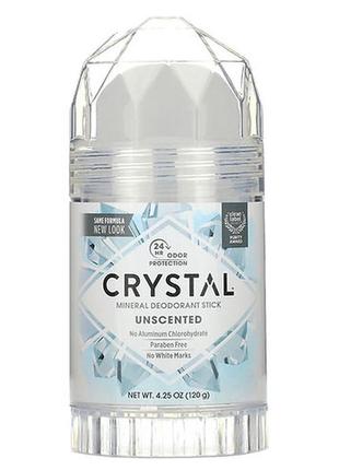 Мінеральний сольовий дезодорант crystal mineral deodorant stick1 фото