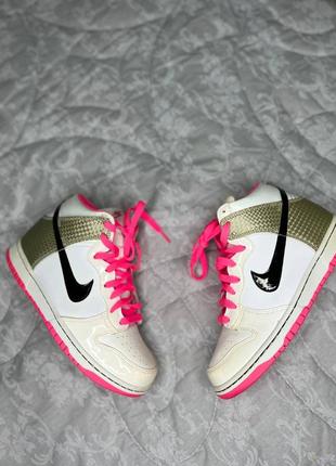 Кроссовки кожа натуральная высокие nike Hachimura оригинал