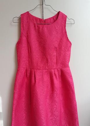 🩷 •• sale •• 🩷 милое коктейльное мини платье платья цвета фуксия платье вечернее фуксия размер s с1 фото