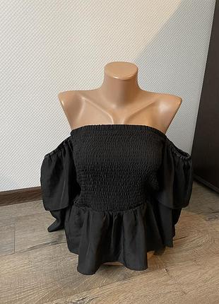 Блуза открытые плечи