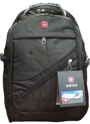 Рюкзак городской swiss bag 8810 с дождевиком 50*33*25 см 32 литра с usb и aux выходами код 508308 фото