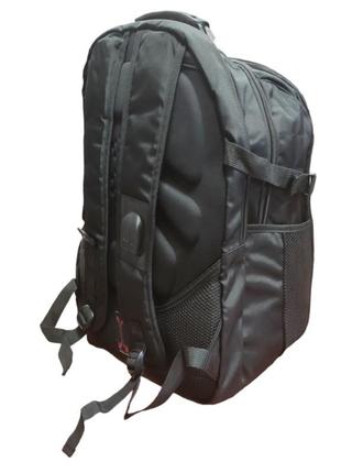 Рюкзак городской swiss bag 8810 с дождевиком 50*33*25 см 32 литра с usb и aux выходами код 508304 фото