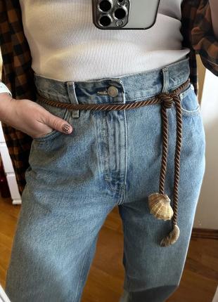 Пояс веревка с ракушками / украшения с ракушками