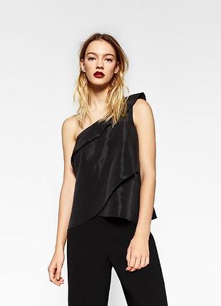 Топ на одно плечо zara