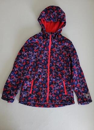 Куртка спортивна трекінгова на флісі вітровка crivit sports 8 9 10 років 134 140