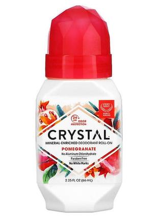 Мінеральний кульковий дезодорант crystal pomegranate