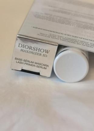 Diorshow maximizer 3d triple16 lash primer-serum праймер-сироватка для вій, 4 мл4 фото