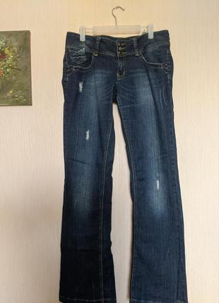 Круті джинси кльош bershka denim. раз. 14 (xl)