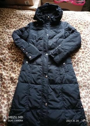 (210) отличное теплое зимнее пальто/плащ snow art collection с капюшоном / размер s5 фото