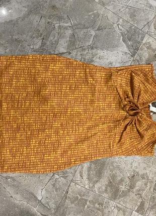 Гарне плаття сарафан у рубчик із затяжним розміром s3 фото