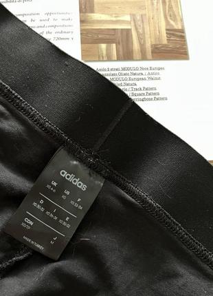 Черные лосины adidas10 фото