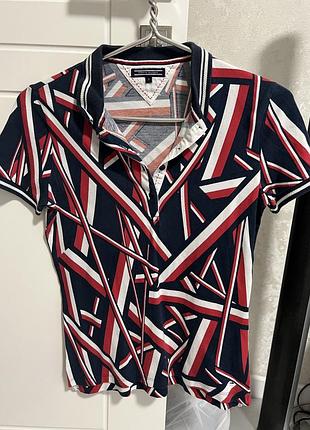 Поло футболка tommy hilfiger
