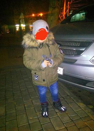 Зимова парка на хлопчика
