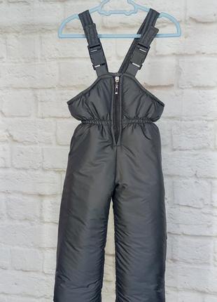 Теплий зимовий напівкомбінезон комбінезон комбинезон3 фото